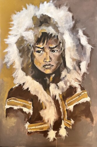 Inuit by Ingrid Bonnevie, Painting for Sale on Singulart