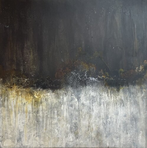 Light in the dark van Claudia Dr. Kühn, Schilderij te koop op Singulart