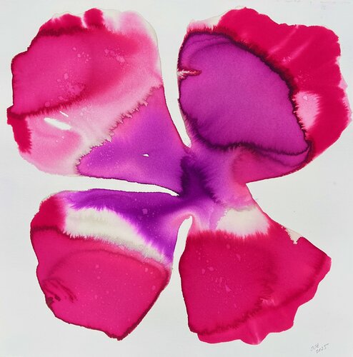 Bloom Portrait I: Four Openings von Ina Schuppe Koistinen, Malerei kaufen auf Singulart