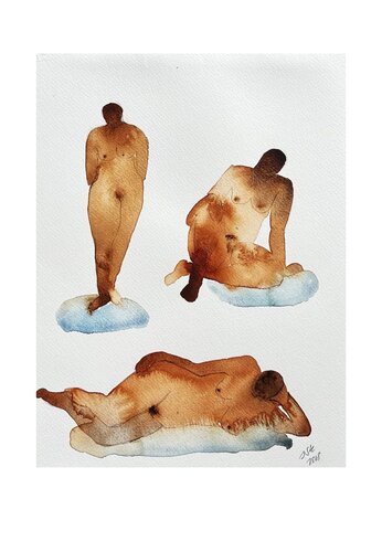 Inbetween gestures by Ina Schuppe Koistinen, Painting for Sale on Singulart