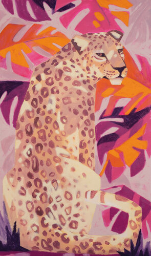 Leopard "Naima" di Jurga Milašiūnaitė, Pittura in vendita su Singulart