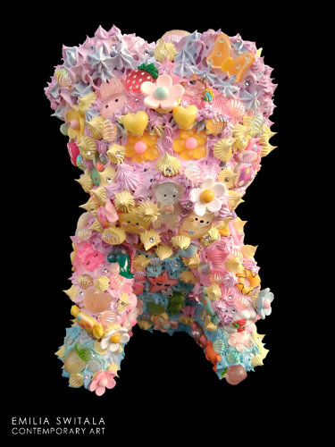 MAFELKA TEDDY BEAR SCULPTURE #342 by Emilia Switala, 조각 for Sale on Singulart