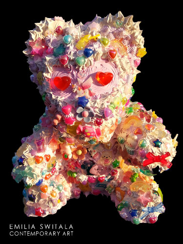 MISH TEDI TEDDY BEAR SCULPTURE #346 di Emilia Switala, Scultura in vendita su Singulart