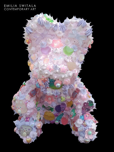 MONIN TEDDY BEAR SCULPTURE #347 by Emilia Switala, 조각 for Sale on Singulart