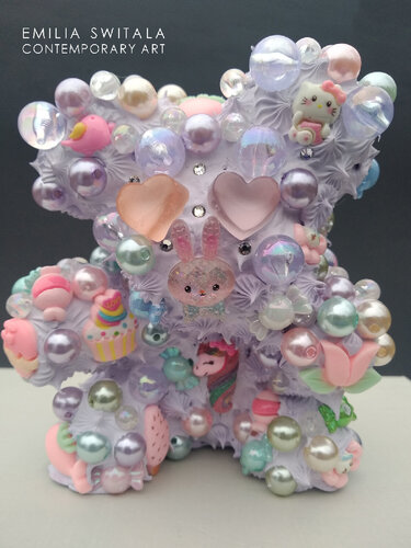 MISI GRUK TEDDY BEAR SCULPTURE #391 by Emilia Switala, Sculpture for Sale on Singulart
