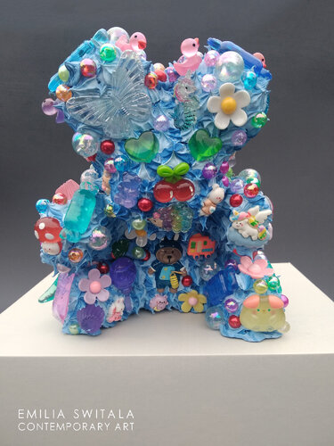 NENO BUK TEDDY BEAR SCULPTURE #395 by Emilia Switala, 조각 for Sale on Singulart