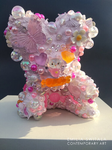RYDER TEDDY BEAR SCULPTURE #397 by Emilia Switala, Sculpture for Sale on Singulart
