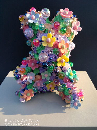 KOTOMORRA TEDDY BEAR SCULPTURE #401 von Emilia Switala, Skulptur kaufen auf Singulart