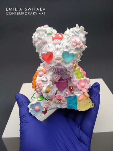 GUGU TEDDY BEAR SCULPTURE #387 by Emilia Switala, Sculpture for Sale on Singulart