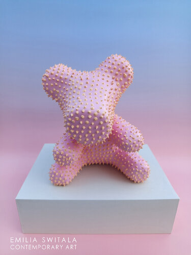 ATO TEDDY BEAR SCULPTURE #424 by Emilia Switala, Sculpture for Sale on Singulart