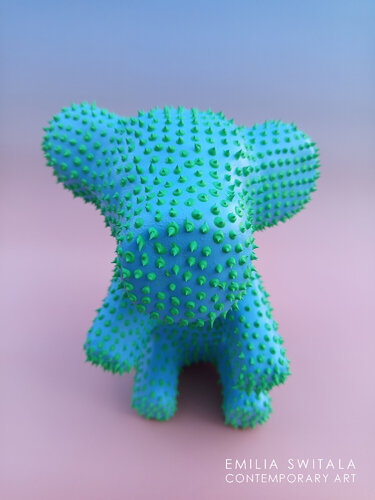 ATAM TEDDY BEAR SCULPTURE #425 by Emilia Switala, Sculpture for Sale on Singulart
