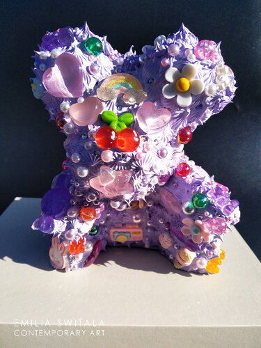 BATO TEDDY BEAR SCULPTURE #408 by Emilia Switala, Sculpture for Sale on Singulart