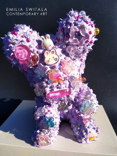 APUM NAPUM TEDDY BEAR SCULPTURE #409 by Emilia Switala, Sculpture for Sale on Singulart