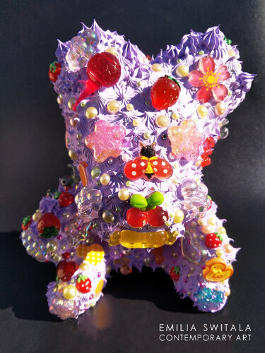 LOBENIA TEDDY BEAR SCULPTURE #411 by Emilia Switala, Sculpture for Sale on Singulart