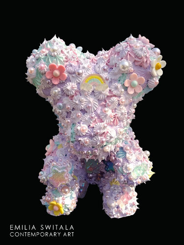 CASTORLANG TEDDY BEAR SCULPTURE #413 von Emilia Switala, Skulptur kaufen auf Singulart