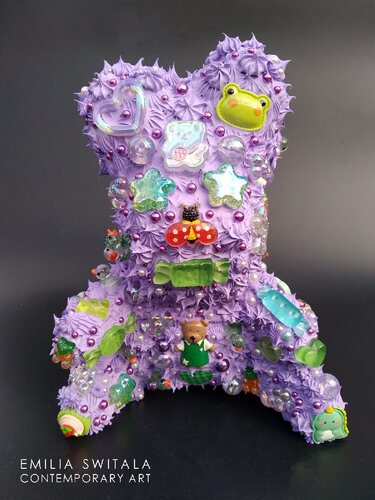 MAGUNGI TEDDY BEAR SCULPTURE #414 by Emilia Switala, Sculpture for Sale on Singulart