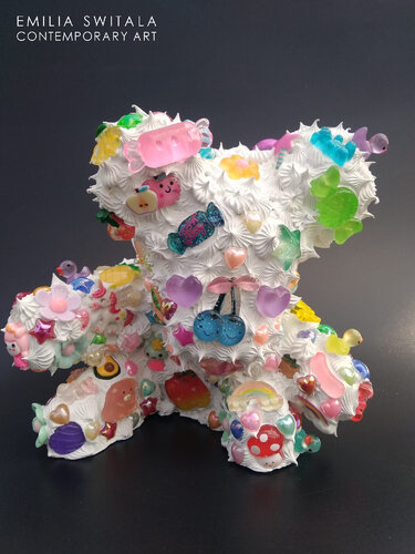 OBCIUF BEAR SCULPTURE #379 by Emilia Switala, Sculpture for Sale on Singulart