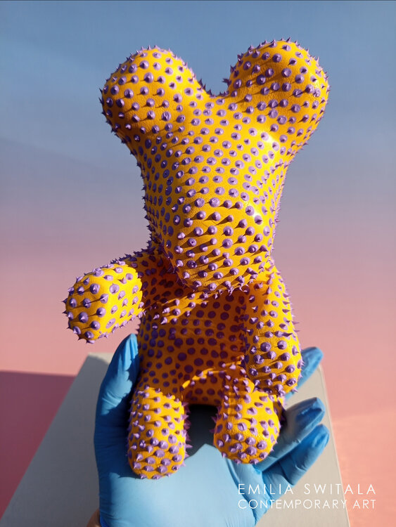 TU TEDDY BEAR SCULPTURE #435 Emilia Switala