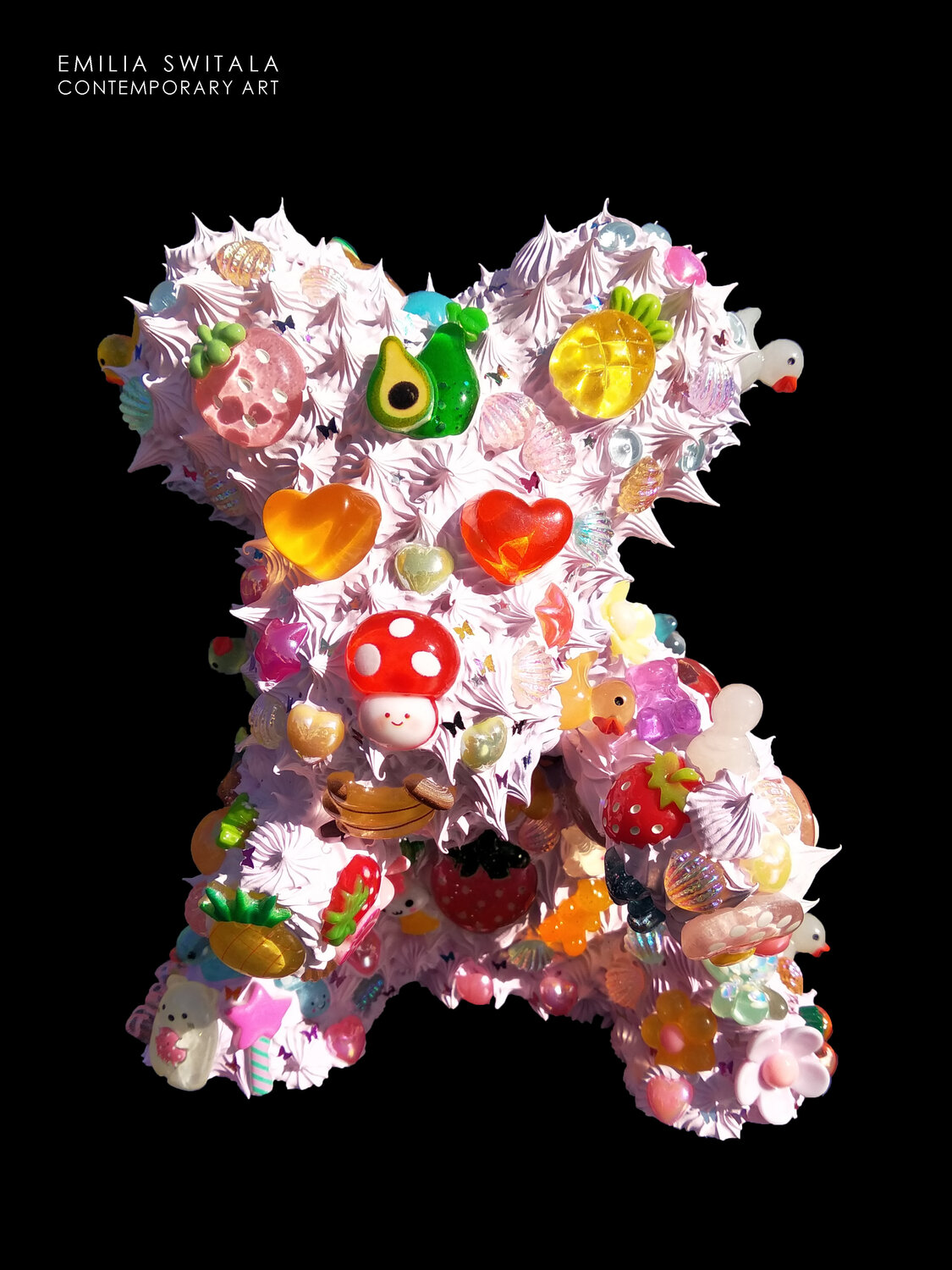 MAMA EMILKA TEDDY BEAR SCULPTURE #372 Emilia Switala Skulptur zu verkaufen