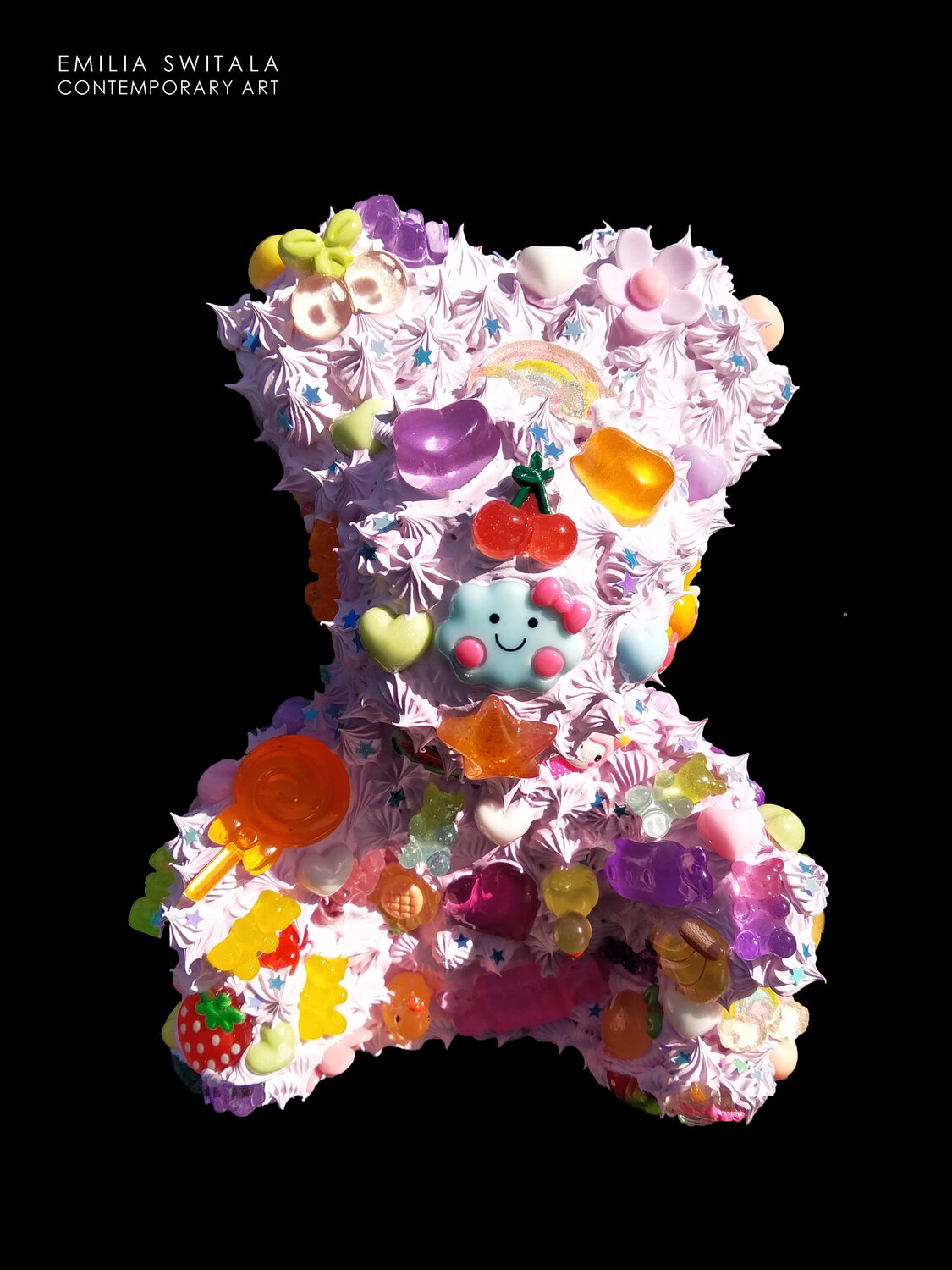 PAPASIAM TEDDY BEAR SCULPTURE #375 Emilia Switala Scultura in vendita
