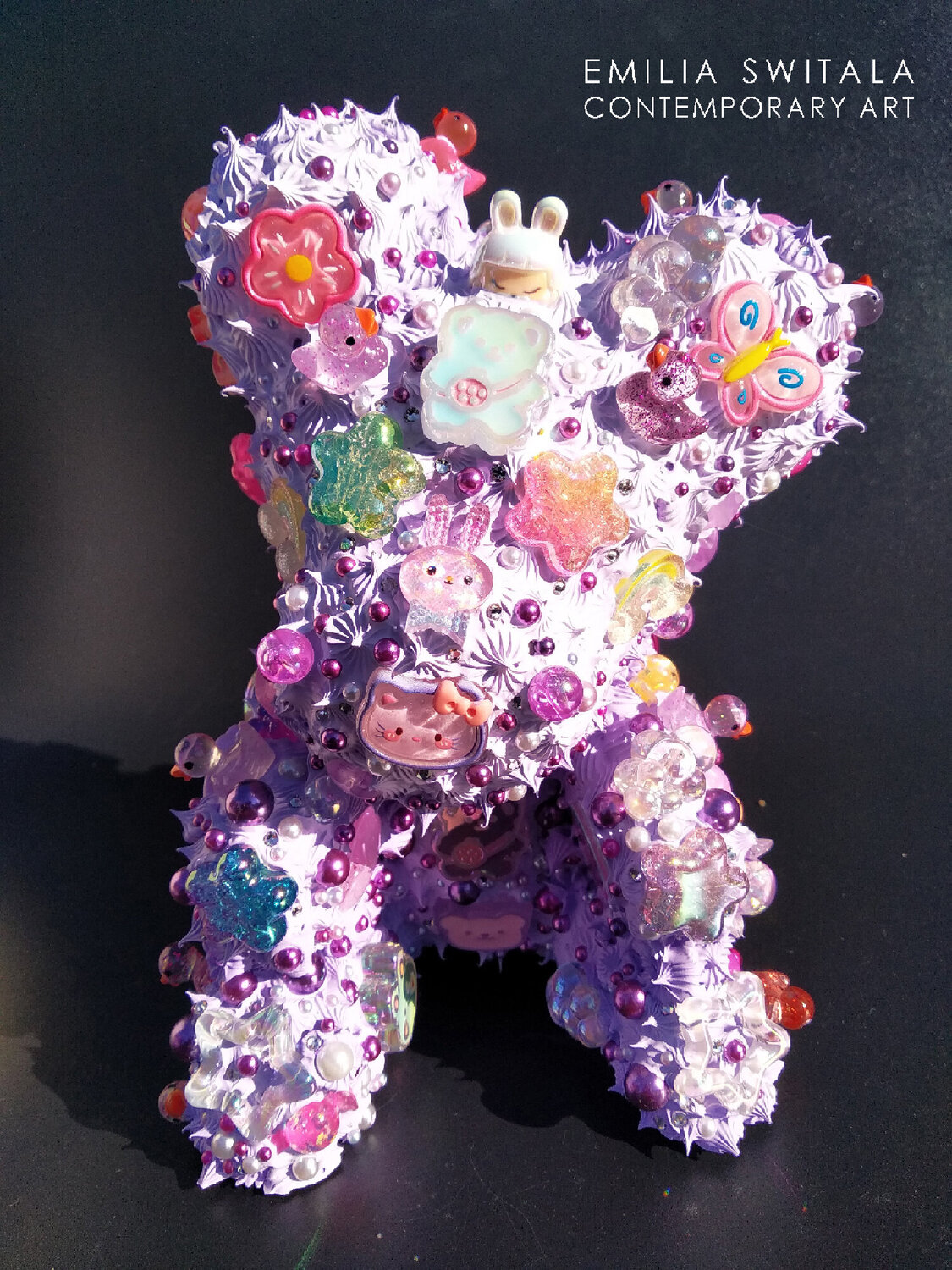 TWINKLE TWINKLE TEDDY BEAR SCULPTURE #412 Emilia Switala Skulptur zu verkaufen