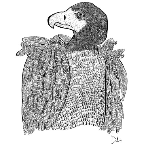 Foggy Birds III par Louis Delattre, Dessin en vente sur Singulart