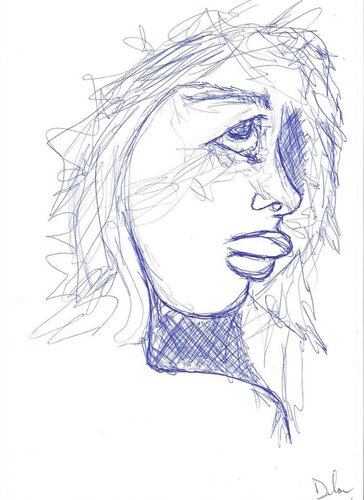 Wistful look von Louis Delattre, Zeichnungen kaufen auf Singulart
