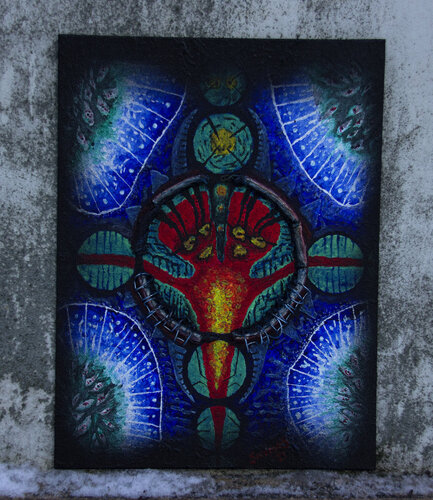 The soulmates by Adomas Vasiliauskas, 회화 for Sale on Singulart