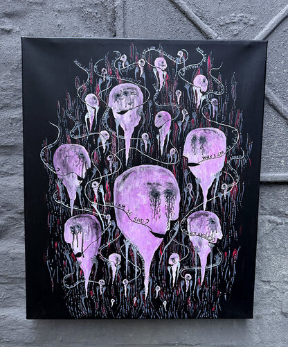??? ASKING QUESTIONS ??? by Adomas Vasiliauskas, 회화 for Sale on Singulart