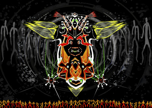 The fire ritual by Adomas Vasiliauskas, Print for Sale on Singulart