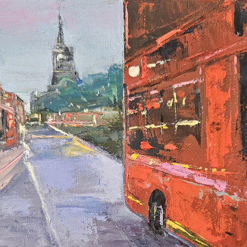 Miniature City and More.. London 2 de Youngsook Park, Pintura a la venta en Singulart