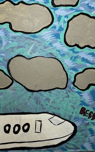 Air 001. by Kristopher James Bess, Painting for Sale on Singulart