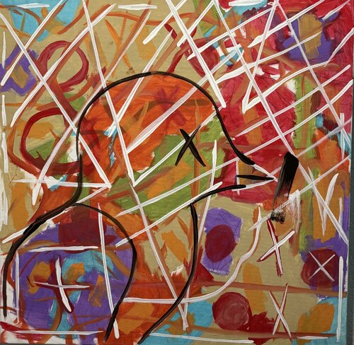 PERICO. par Kristopher James Bess, Peinture en vente sur Singulart