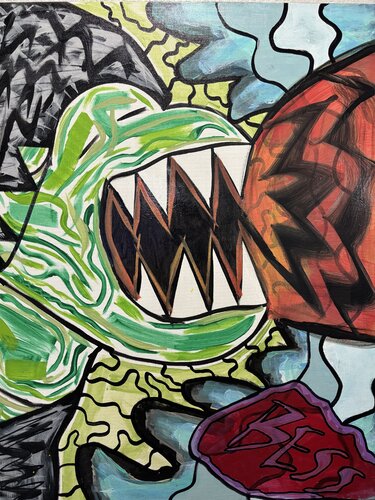 Jurassic. de Kristopher James Bess, Pintura a la venta en Singulart