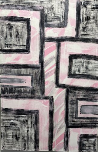 Pink Matter. by Kristopher James Bess, Painting for Sale on Singulart