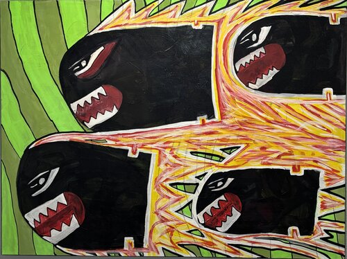 Reload & Reengage. by Kristopher James Bess, Painting for Sale on Singulart