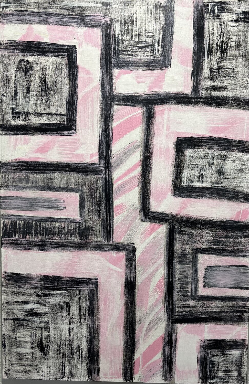Pink Matter. Kristopher James Bess Dipinto originale in vendita