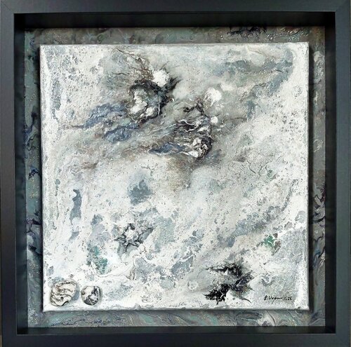 Serie "Ciottoli Liguri" "Angeli" di Elena Uvarova, Pittura in vendita su Singulart