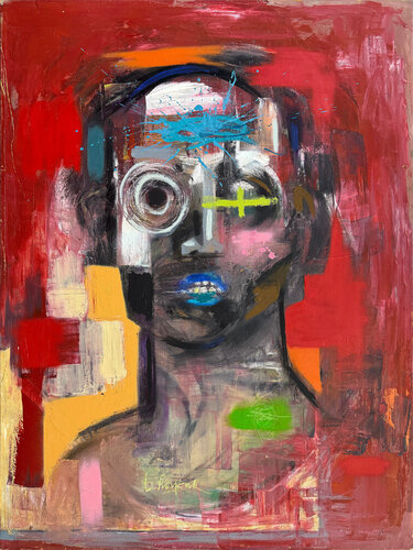 Picture of a Zombie (huge original painting on canvas) by Laurent Proneur, 회화 for Sale on Singulart