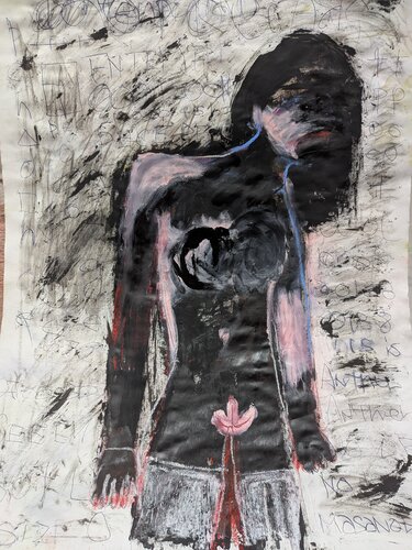 Prayer / Body van MASANOBU ODA, Schilderij te koop op Singulart