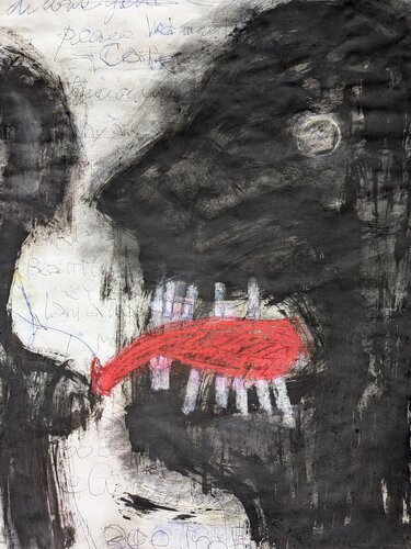 赤いエロス by MASANOBU ODA, Painting for Sale on Singulart