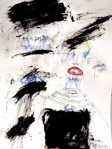 ちぎれた心 de MASANOBU ODA, Pintura a la venta en Singulart