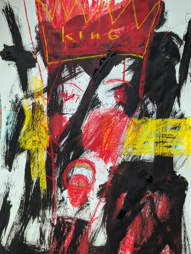 king par MASANOBU ODA, Peinture en vente sur Singulart