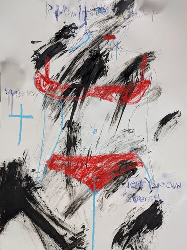 躰の記録 di MASANOBU ODA, Pittura in vendita su Singulart