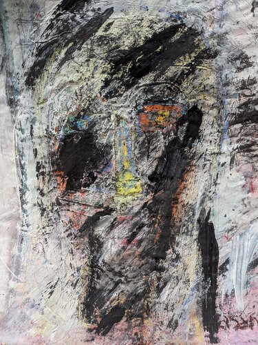 記憶の残骸への祈り di MASANOBU ODA, Pittura in vendita su Singulart