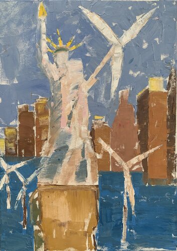 Vento del nord by Hans Jørgen Henriksen, Painting for Sale on Singulart