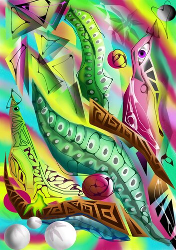 Birds in Motion par Nadine Senior, Digital en vente sur Singulart