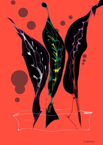 Rhythms of Foliage by Nadine Senior, Digital for Sale on Singulart