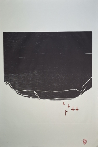 Camino de la Cruz by Juanjo Ortubia, Work on Paper for Sale on Singulart