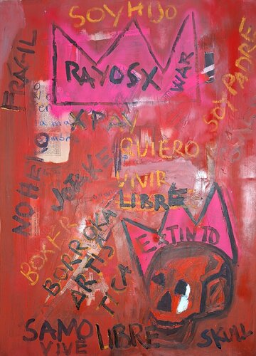 Feeling Basquiat di Juanjo Ortubia, Opera su carta in vendita su Singulart